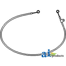 Image of Case | Case-IH 5088 Tractor Cable, Hydraulic Auxillary Valve Flow Control