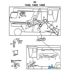 Image of Case | Case-IH 1680 Combine Belt, Feeder Drive (W/ Rock Trap)