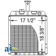 Image of Case | Case-IH 895 Tractor Radiator (2WD /W/O AIR COND)
