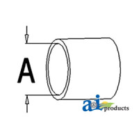 White | AGCO White 2-155 Tractor Radiator Hose, Lower (tube to water pump)