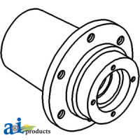 Oliver 1850 Tractor Hub, Front Wheel (6 Bolt) (with REG / NARROW Adjustable Tread)
