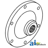 Oliver 2050 Tractor Hub, PTO Drive that bolts to flywheel.
