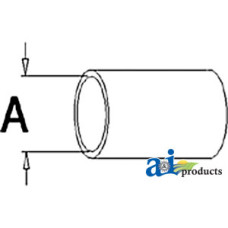 Image of White | AGCO White 2-135 Tractor Radiator Hose, Lower (S/N 272595-289550 tube to radiator)