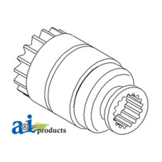 Image of White | AGCO White 4-175 Tractor Starter Drive