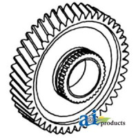 Massey Ferguson 290 UK Tractor Gear, Transmission, 1st (with 12 SPEED SYNCROMESH TRANSMISSION)