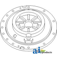 Massey Ferguson 390T Tractor Plate, Differential Lock (LH)