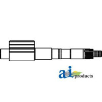 Massey Ferguson 245 Tractor Pitman Shaft, Steering (LH) (with POWER ST. SN 9A349239 and greater)