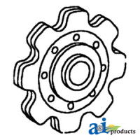 Case | Case-IH 983 Corn Head Sprocket, Lower Idler
