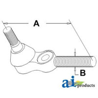Massey Ferguson 50 Tractor Tie Rod, Inner (RH)
