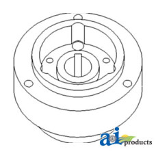 Image of Farmall | International 1440 Combine Hub, Fan Driver Fixed Pulley (SN 10001 and greater)