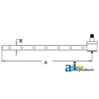 Massey Ferguson 65 Tractor Tie Rod, Outer (RH) (GAS SN  671680-692932 / DIESEL SN  667918-69293)