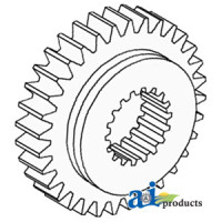 Massey Ferguson 250 Tractor Pinion Gear, Transmission, 4th (with 8 SP TRANS)