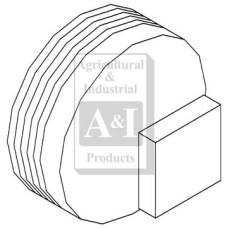 Ferguson 35X(FE) Tractor Hub Cap