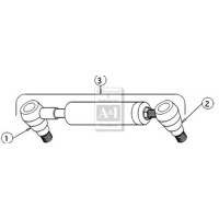 Massey Harris 35 Tractor Female Ball Joint End. (Ref. 1