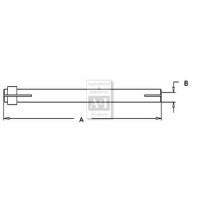 Massey Ferguson 50 Tractor Tube, Tie Rod (SN  533423 and greater)