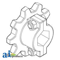 Case | Case-IH 1620 Combine Sprocket, Feeder Chain, Split, Hardened