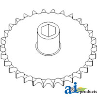 Case | Case-IH 1044 Corn Head Sprocket Assembly