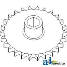 Case | Case-IH 1044 Corn Head Sprocket Assembly