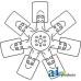 Case | Case-IH 5120 Tractor Fan, 7 Blade