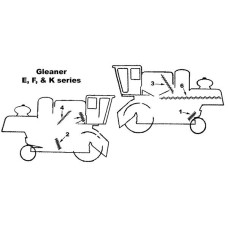 Image of Gleaner F2 Combine Auger, Unloading (125") (Manual Fold)
