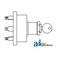 Ferguson TO20 Tractor Switch, Starter - 3 Prong (with CONTINENTAL GAS ENGINES)