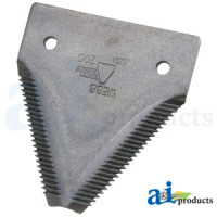 John Deere 230 Header black 11ga top serrated