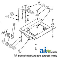 John Deere 4020 Tractor Spindle, (check dimensions on a previous page)