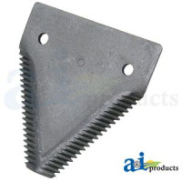 black 12ga big tooth fits John Deere 130 Header, Draper