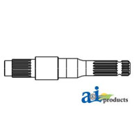 Deutz (Allis) DX4.70 Tractor Shaft, PTO 1000 RPM (2WD SN less than 7434/3000, 4WD SN less than 7435/3000)