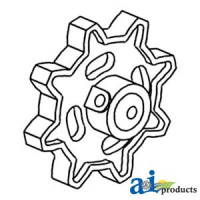 Massey Ferguson 855 Combine Sprocket, Grain Elevator (Upper and Lower Cascade Seperator SN  1696027544 and greater)