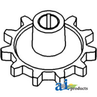 Massey Ferguson 8560 Combine Sprocket, Grain Elevator (Lower Clean Grain Elevator)