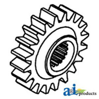 Massey Ferguson 24 Corn Head Gear, Spur Driven (24 thru 83 Series / 1100 Series corn heads)