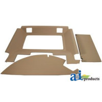 John Deere 3155 Tractor Headliner; Tan, (Back Speakers) (For Cabs With Flush Mounted Rear Speakers)