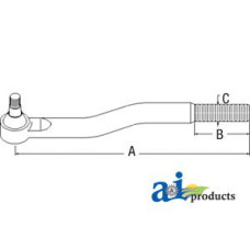 Case | Case-IH MX230 Tractor Tie Rod, MFWD