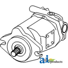 Image of White | AGCO White 2-180 Tractor Re-Mfg. Hydraulic Pump (Closed Center) (W/ ALUMINUM BODY)