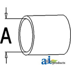 Image of White | AGCO White 2-135 Tractor Radiator Hose, Lower (S/N 289551- and greater tube to radiator)