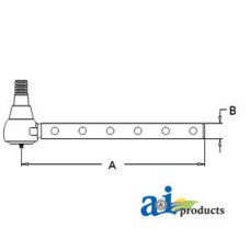 Massey Ferguson 2775 Tractor Tie Rod, Outer (RH/LH)
