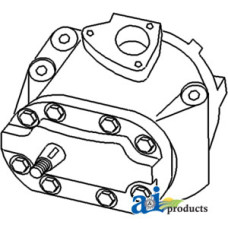 Image of Massey Ferguson 8140 Tractor Pump, Hydraulic, Main (Dual) (W/ SN less than G182202)