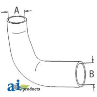 Massey Ferguson 2745 Tractor Radiator Hose, Bottom
