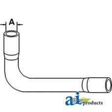 Image of Farmall | International 374 Tractor By-Pass Hose