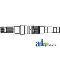 Case | Case-IH 7130 Tractor Shaft, PTO 1000 RPM (TRANS. SN AJB0059710 and greater)