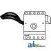 Case | Case-IH 385 Tractor Latch, Interior Door (LH) (with DOOR HINGED FROM Front)