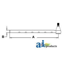 Case | Case-IH 4230 Tractor Tie Rod; Outer (2WD)