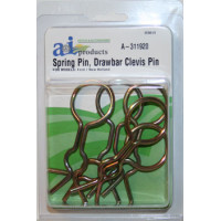 Ford | New Holland 2000 Tractor Pin, Drawbar Clevis Spring, 5 pack