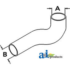 Massey Ferguson 3080 Tractor Radiator Hose, Lower