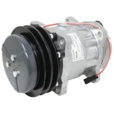 Image of Massey Ferguson 3630 Tractor Compressor, New, Sanden Style w/ Clutch (9149)