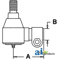 Massey Ferguson 254-4 Tractor Cylinder End (with 4WD)