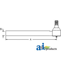 Massey Ferguson 4240 Tractor Tie Rod (MFWD with AG66 Wide Front Axle)