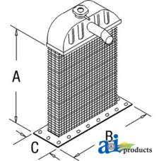 Farmall | International CUB Tractor Radiator Core