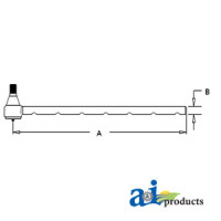 Case | Case-IH 230 Tractor Tie Rod, Long